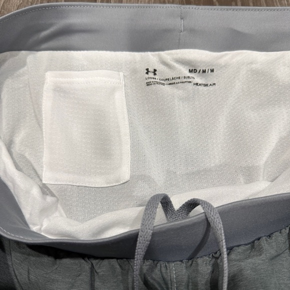 Under Armour Grey Heatgear Loose Running Shorts - Picture 5 of 8